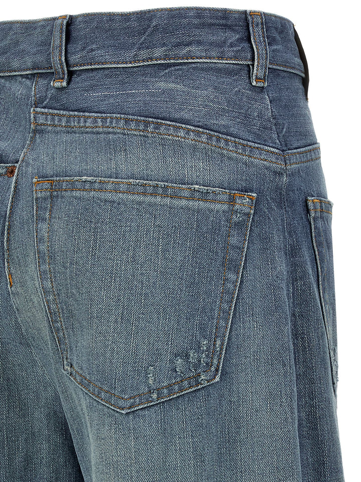 Mm6 Maison Margiela Twist Jeans - Blu | 7a6f7a5e0b0fc916cdc84e41a71f4cc4dfa4e9d1