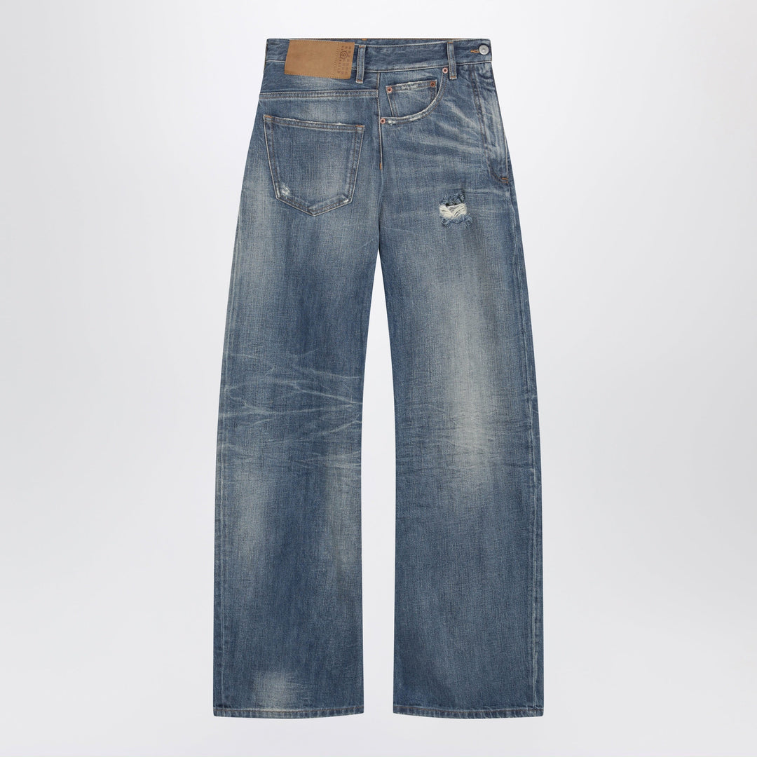 Mm6 Maison Margiela Pantaloni - Blu | 2bb999a31d7666e3fd4bbdd4d7403f24d9878a61