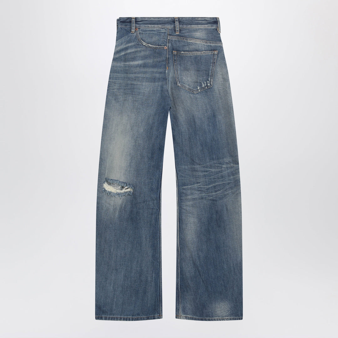 Mm6 Maison Margiela Pantaloni - Blu | 3ddf1ed8c9bbd8a239106e9f44f0e1dc404ed16a