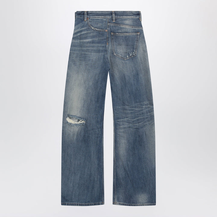 Mm6 Maison Margiela Pantaloni - Blu | 3ddf1ed8c9bbd8a239106e9f44f0e1dc404ed16a