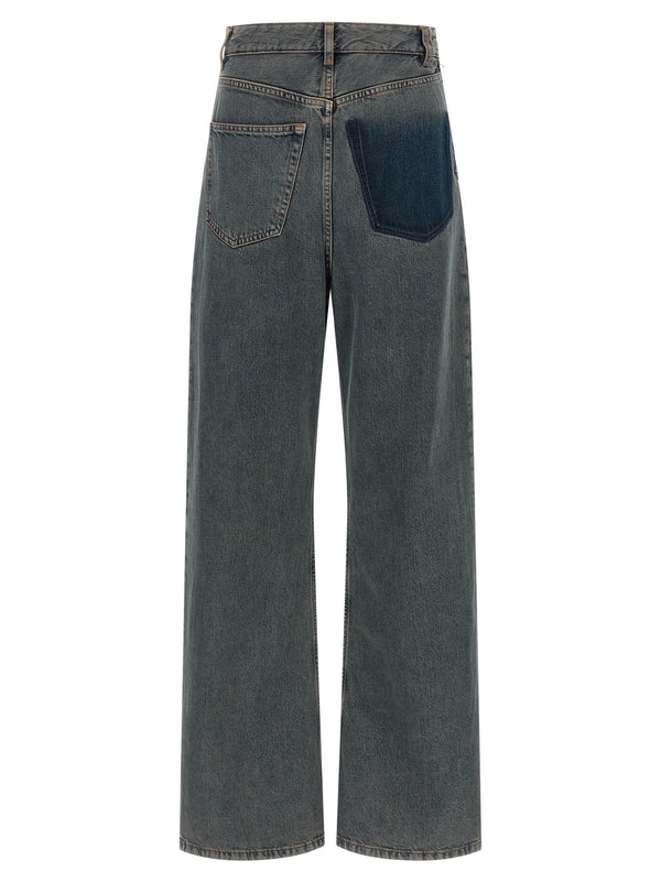 Back-To-Back Construction Jeans Grigio