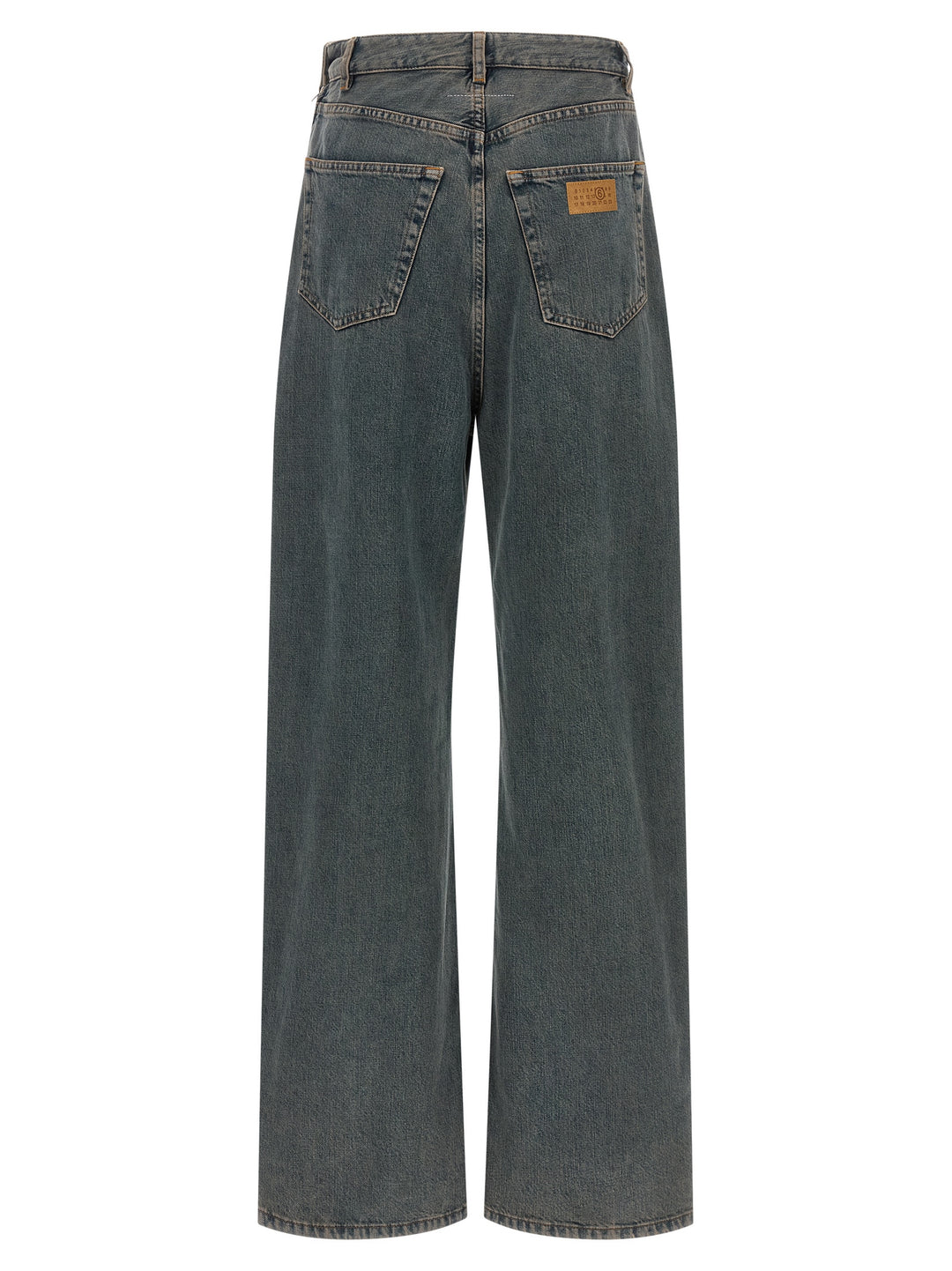 Mm6 Maison Margiela Back-To-Back Construction Jeans - Grigio | cf44c45c11d480a44dc93a9705251722373a6255