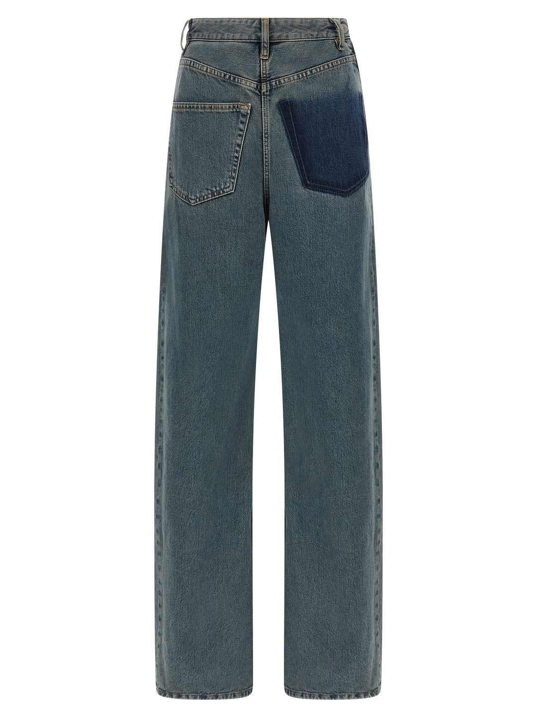Mm6 Maison Margiela Back-To-Back Jeans - Blu | 2509d28f0b2111e952090a0126c05d2b61f13d12