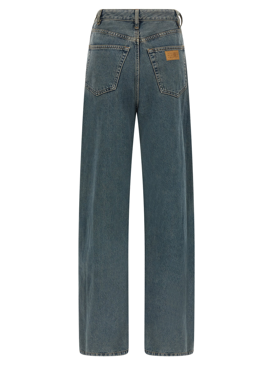 Mm6 Maison Margiela Back-To-Back Jeans - Blu | b60d6646fb7576e9307d458cd9003e0b12064cec