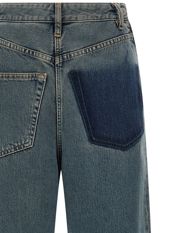 Mm6 Maison Margiela Back-To-Back Jeans - Blu | 6a60f5a01ce4d804bcf2178082749926a5a2fd72