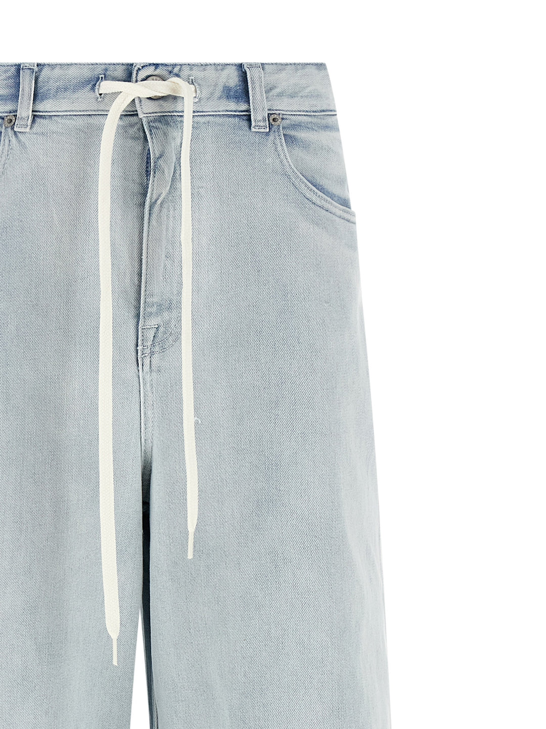 Mm6 Maison Margiela Drawstring Jeans - Celeste | c4b720bbdd5834f30c67f18eb17f6e083c93c0ab