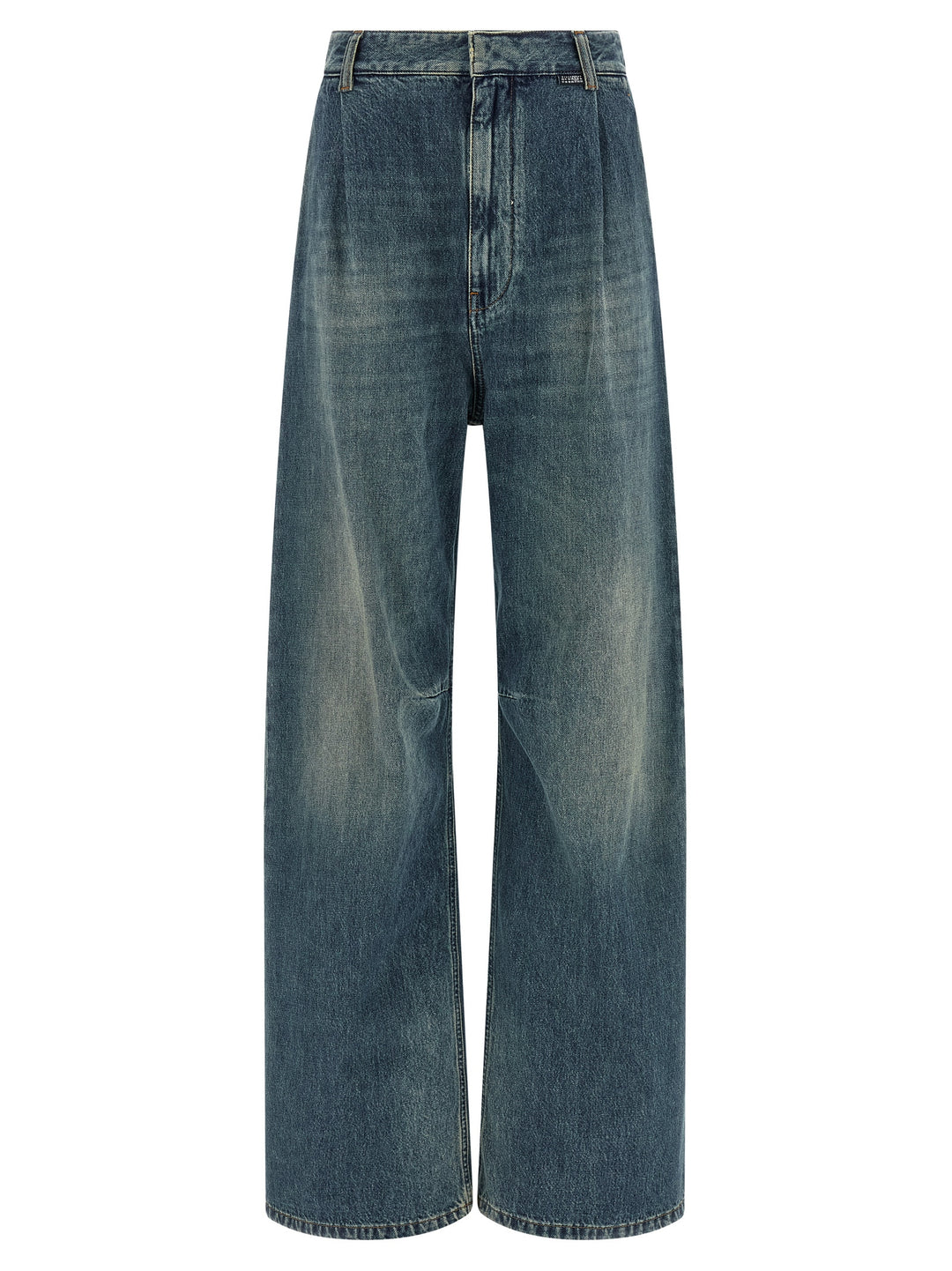 Mm6 Maison Margiela Wide Leg Jeans - Blu | d6a8158c8d5e657376aca69e08a0ea66d371d59a