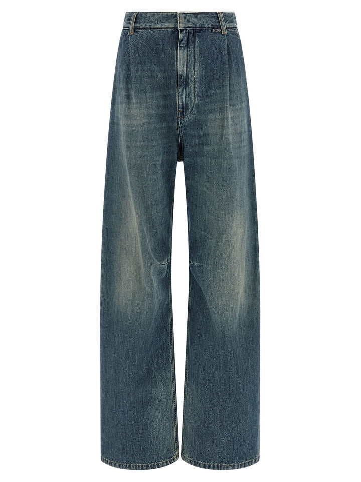 Mm6 Maison Margiela Wide Leg Jeans - Blu | d6a8158c8d5e657376aca69e08a0ea66d371d59a