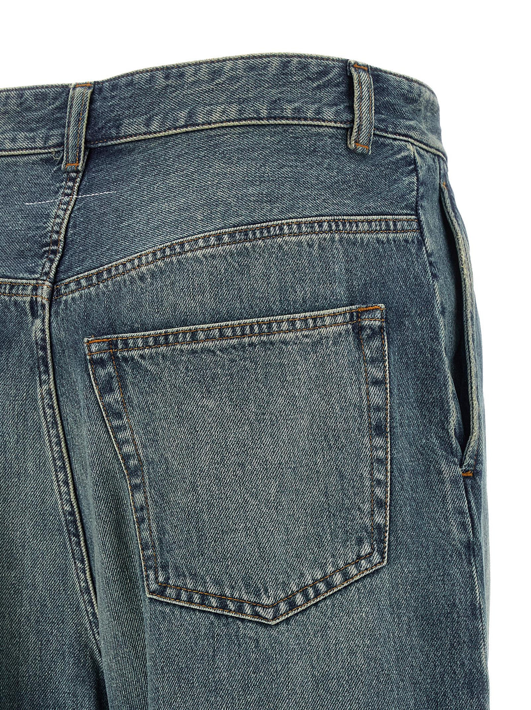 Mm6 Maison Margiela Wide Leg Jeans - Blu | af0f3900c697cbfcc7d61dad8c031158c73dfa78