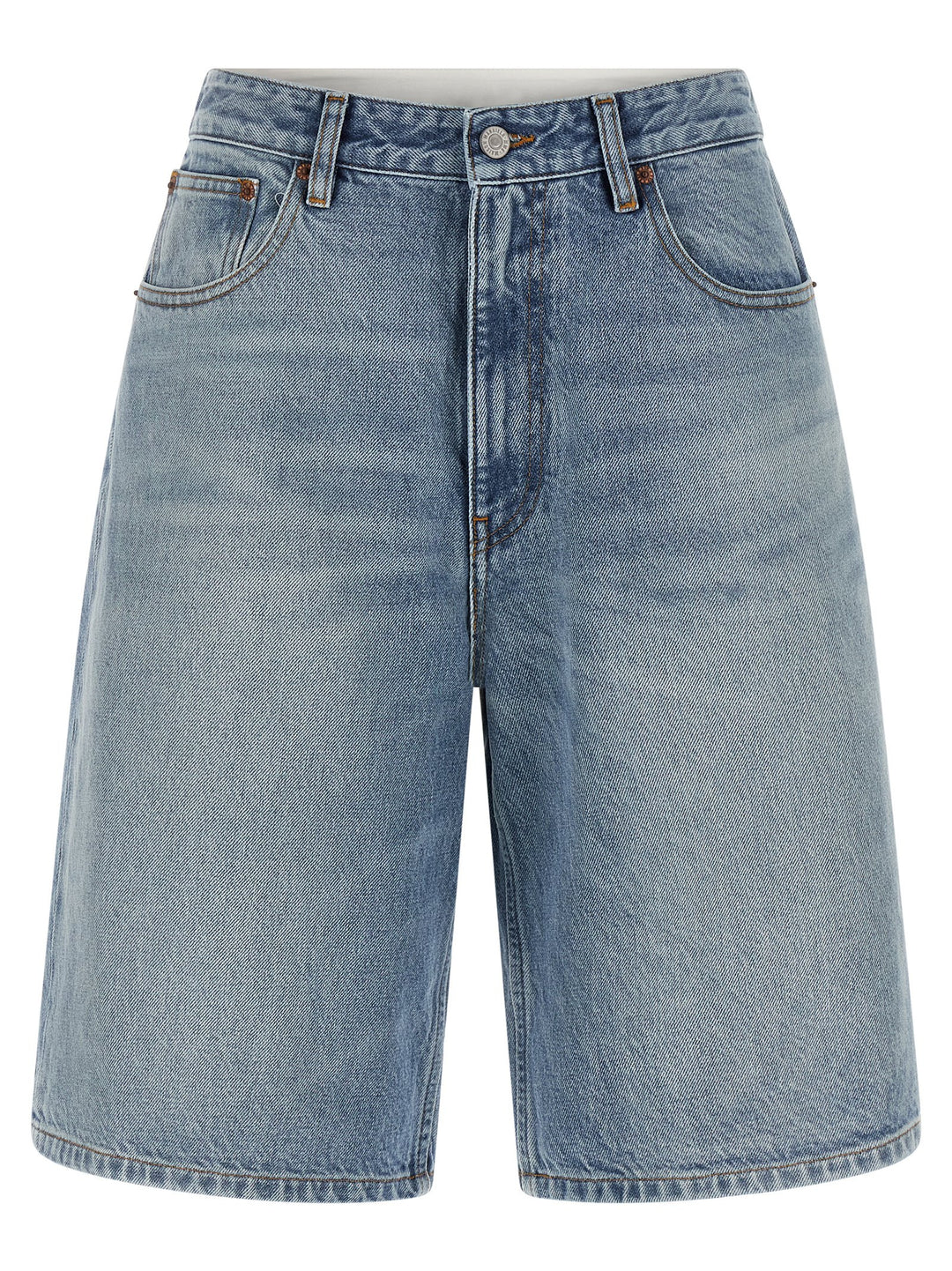 Mm6 Maison Margiela White Carré Bermuda Shorts Bermuda e Short - Celeste | 85a39b55613ac73424ad1ea2b1c039713681e6e1