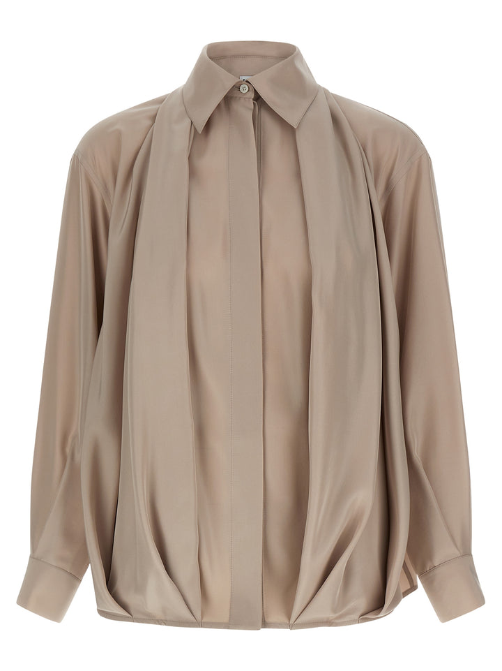 Loewe Silk Draped Shirt Camicie - Rosa | f625e77e6c300d7abef9fa01913aaf8ce0d3e778