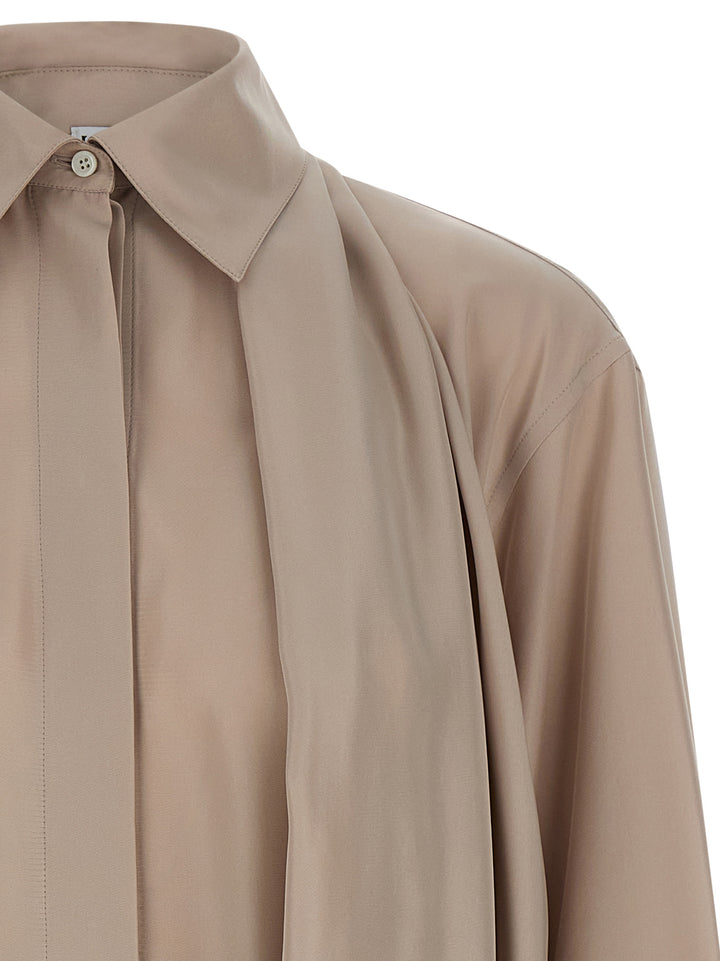 Loewe Silk Draped Shirt Camicie - Rosa | 0b5666da7066ccb0650d183b8b3eac37866e986e