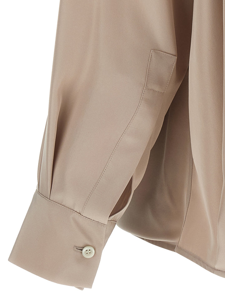 Loewe Silk Draped Shirt Camicie - Rosa | c662171ff6bab31d41f070ad110da2700d13c703