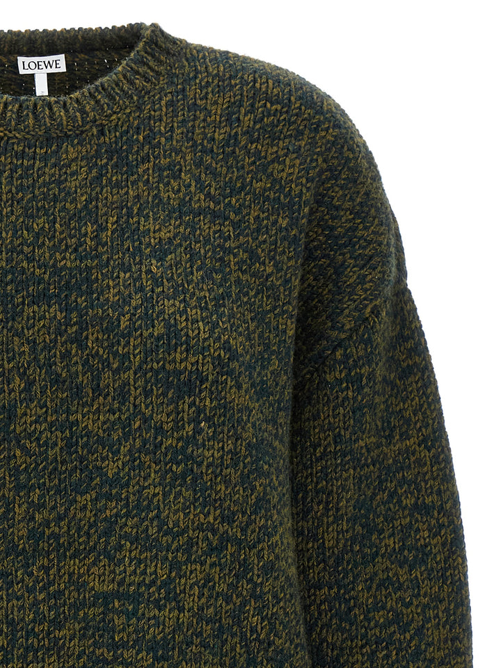 Loewe Double Neck Sweater Maglioni - Verde | 50a83d16eb586cddb8b8a8d1c193099f3b8a0a3a