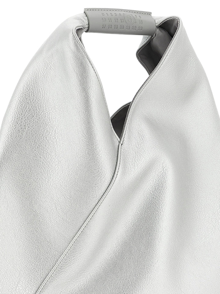 Mm6 Maison Margiela Japanese Small Borse a Mano - Silver | 581d391909dee5b750e16e77e0c85cd35e979ad3