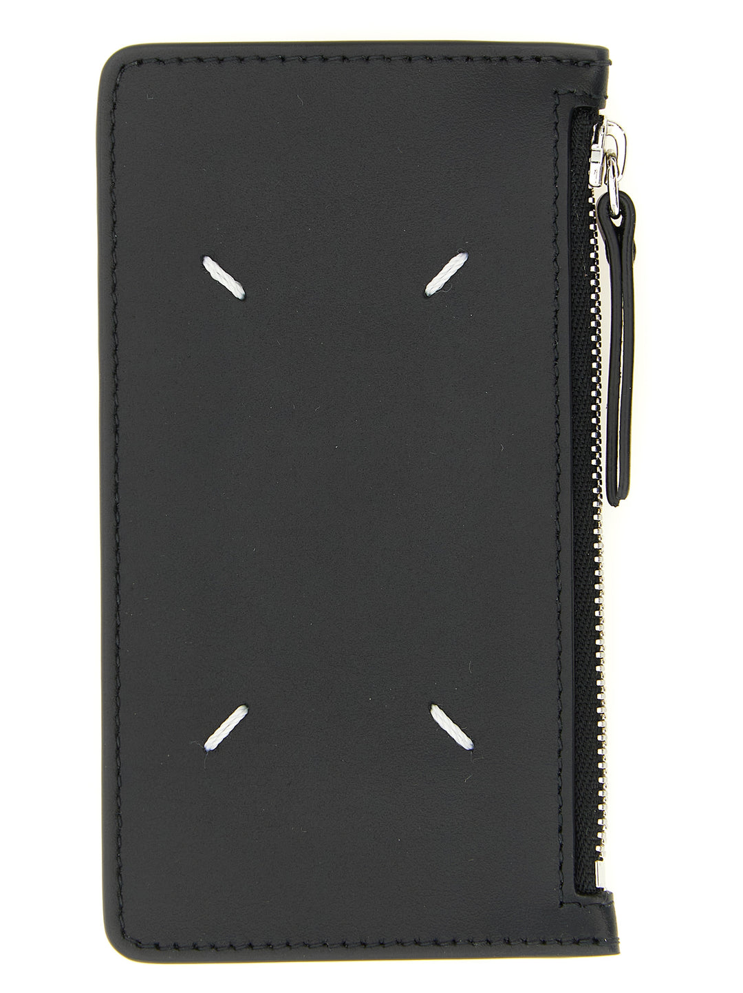 Maison Margiela Four Stitches Portafogli - Nero | 2238a00eb6a2f1176b5d8910e18ccc4e91553ccb