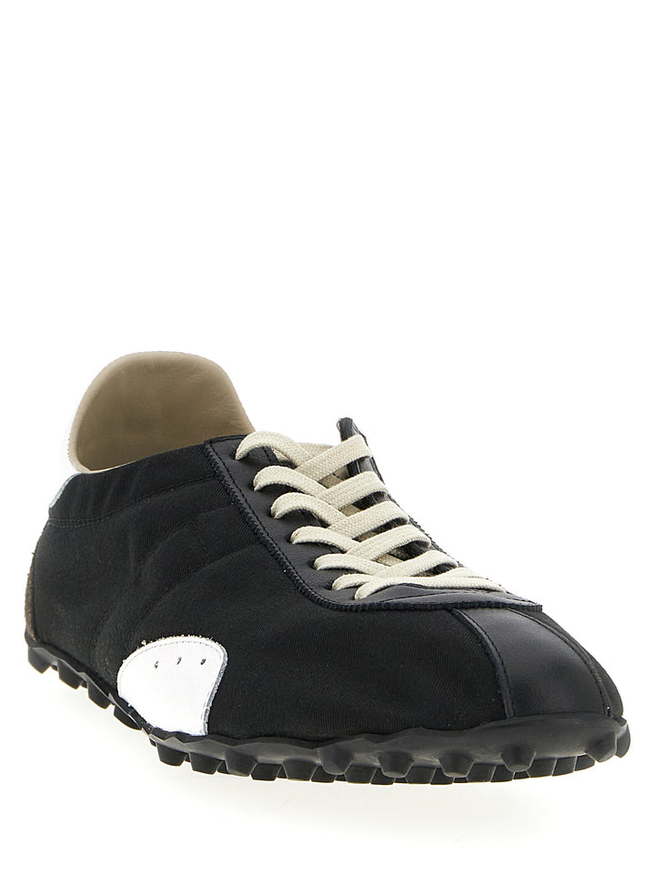 Maison Margiela Sprinters Sneakers - Bianco/Nero | 6c36b07dad754ccc83f46560c3d178143000d001