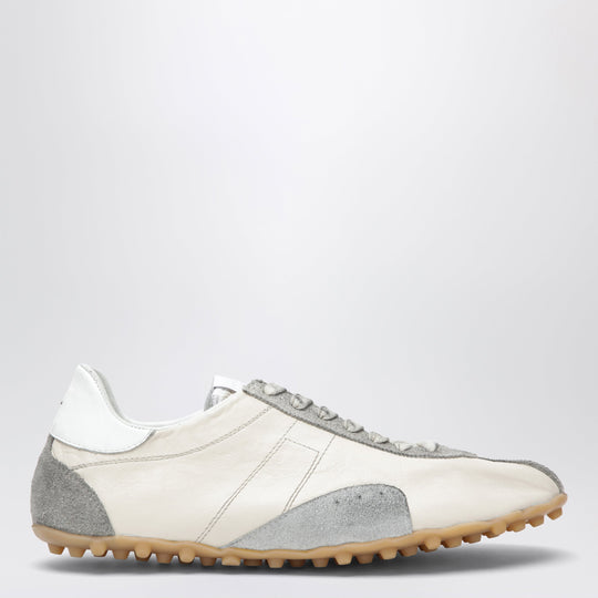 Sprinters Sneakers In Cream Leather And Vintage Suede