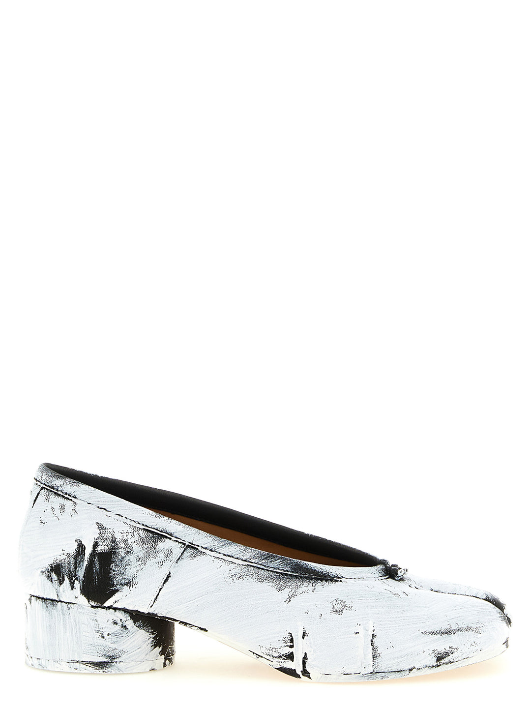 Maison Margiela Tabi Decollete - Bianco/Nero | 6e925ec6a0452ede71f26f04b85fa7c4019dc71a