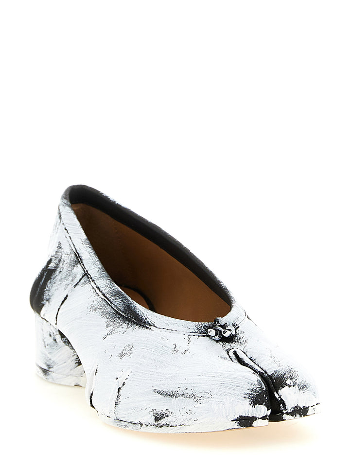 Maison Margiela Tabi Decollete - Bianco/Nero | 07cce0a7c00315414677dcd270be4f40a80a962f