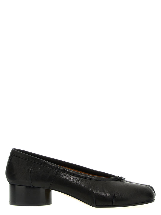 Tabi New Flat Shoes Nero