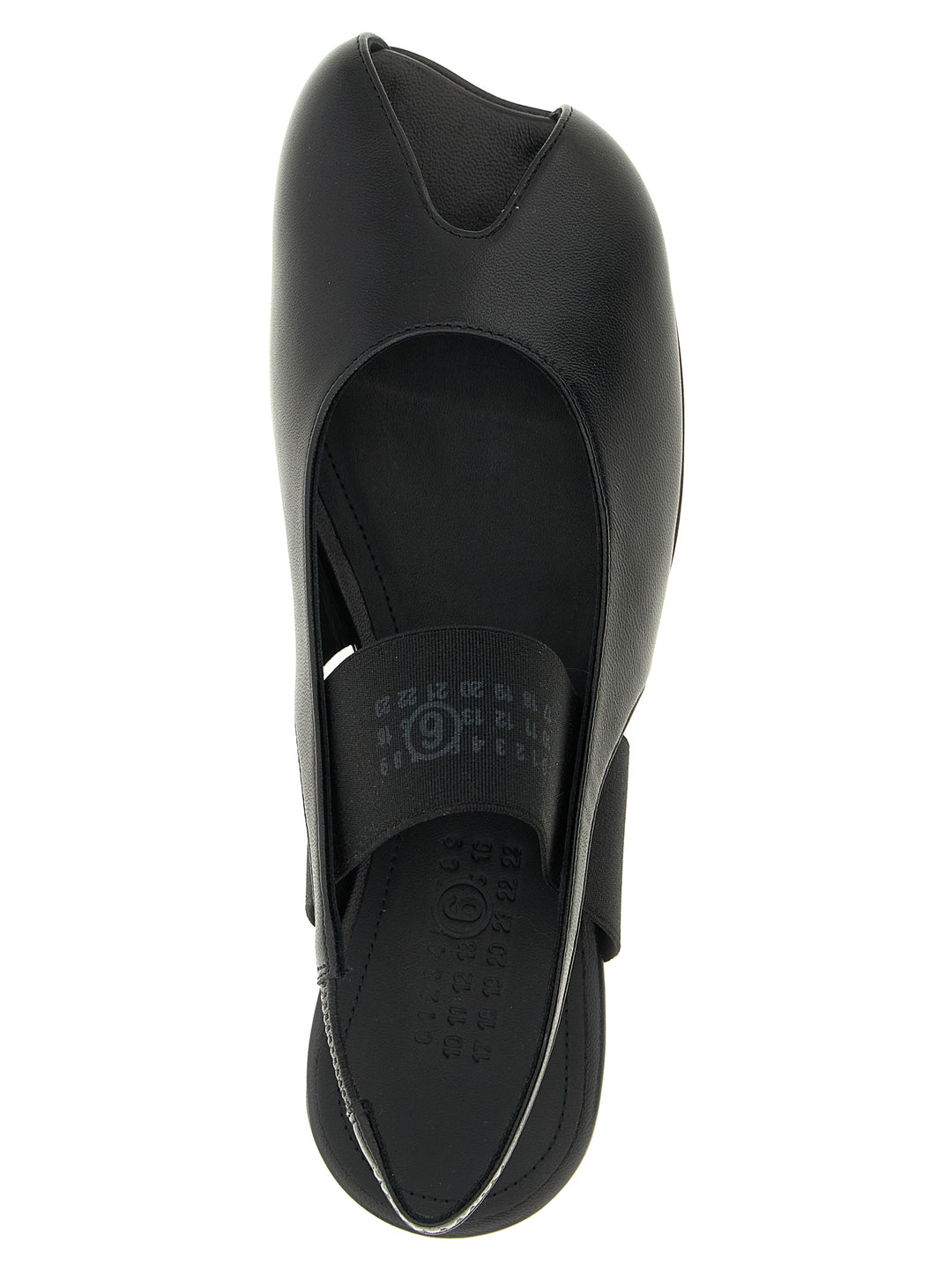 Mm6 Maison Margiela Opentoe Tabi Sandali - Nero | 318fcc70485f7f32b1df422346ecbcf6805b4965