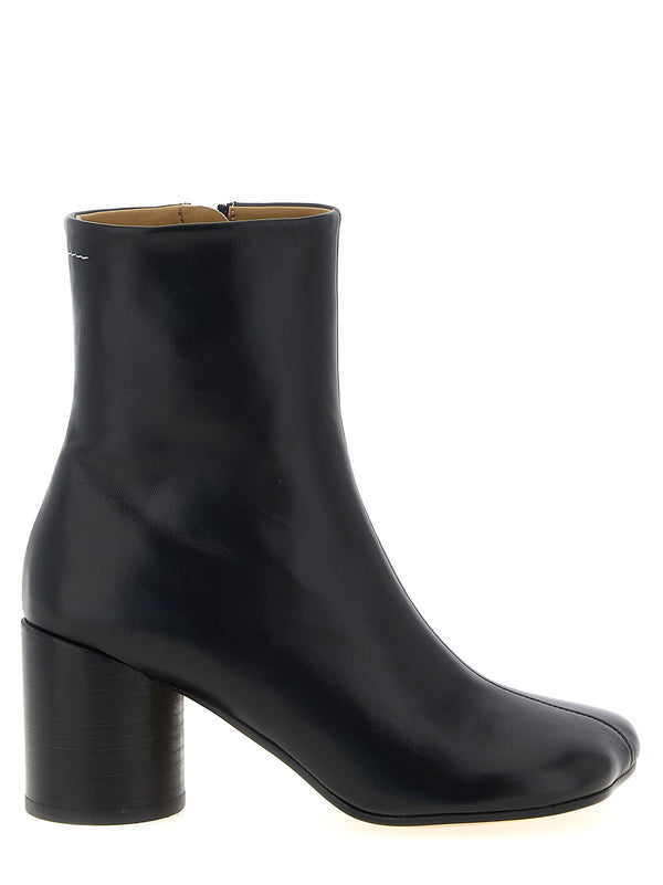 Leather Ankle Boots Stivali E Stivaletti Nero