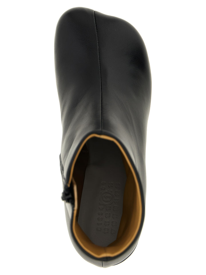Mm6 Maison Margiela Leather Ankle Boots Stivali e Stivaletti - Nero | b639366fead92899d7da279d5cf7bbcc5a602849