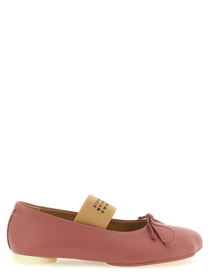 Mm6 Maison Margiela Anatomic Numeric Flat shoes - Rosa | ab3a2bebf21a318d40469d1ce4f863671f31c945