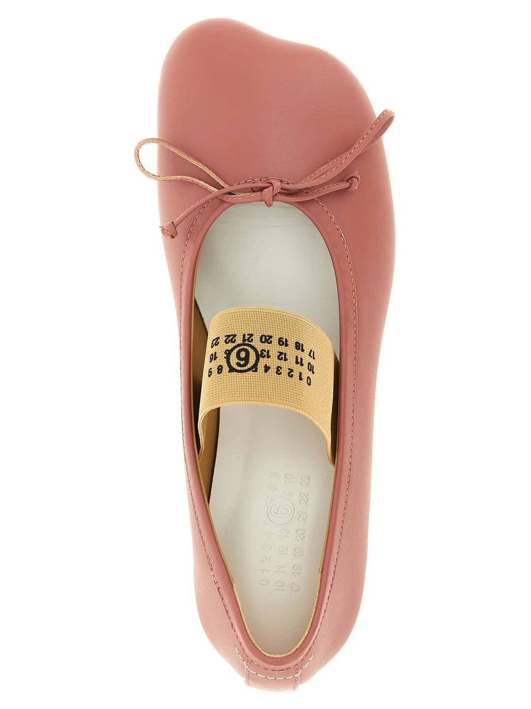 Mm6 Maison Margiela Anatomic Numeric Flat shoes - Rosa | a256f7208fc4c0ffdd805811747fa0295212695e