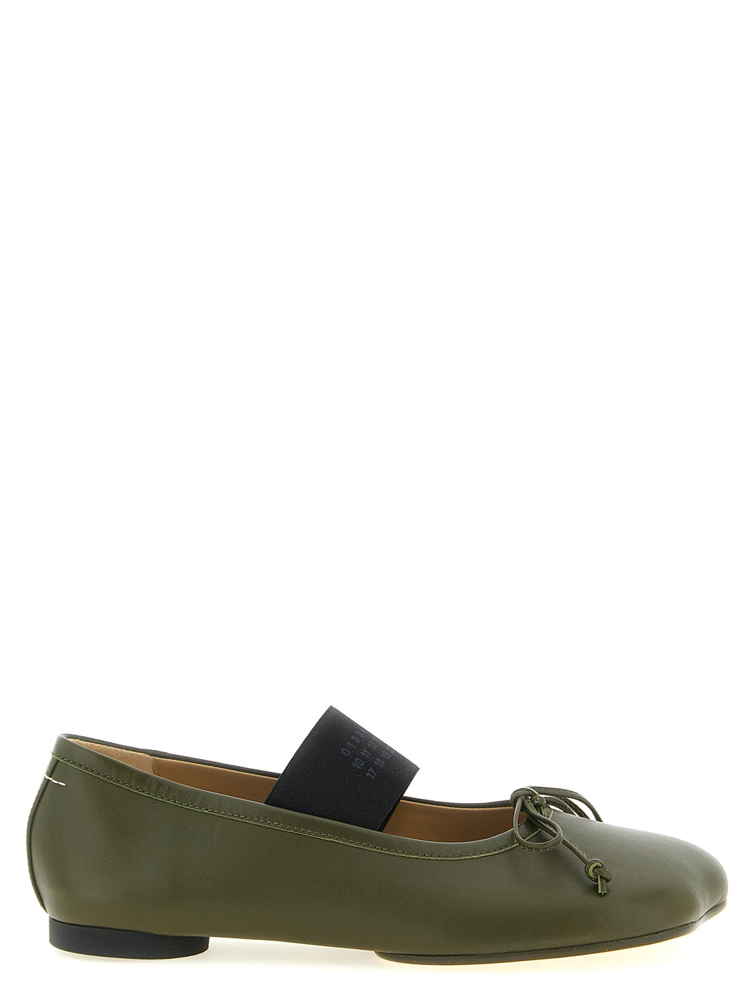 Mm6 Maison Margiela Anatomic Numeric Flat shoes - Verde | d827c27b0cecb1c1c34fbf864777932872025629
