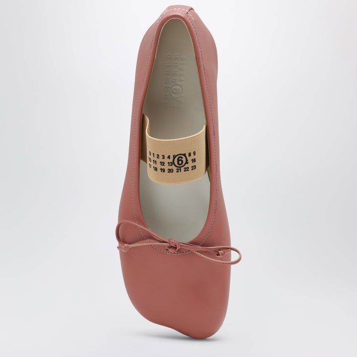MM6 Maison Margiela Ballerines Numériques Anatomiques Roses