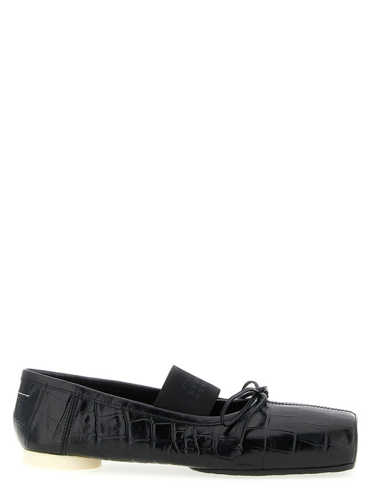 Ballet Flat Shoes Nero