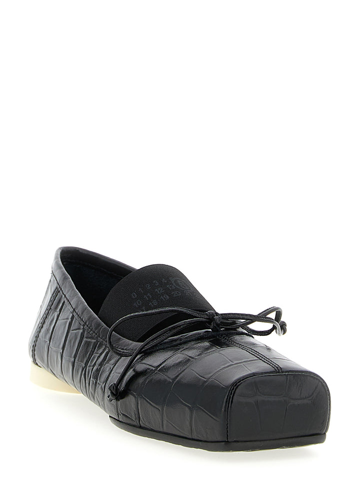 Mm6 Maison Margiela Ballet Flat shoes - Nero | f05f6fae4bb58e017d82b8064cc538ac72e2bdf7