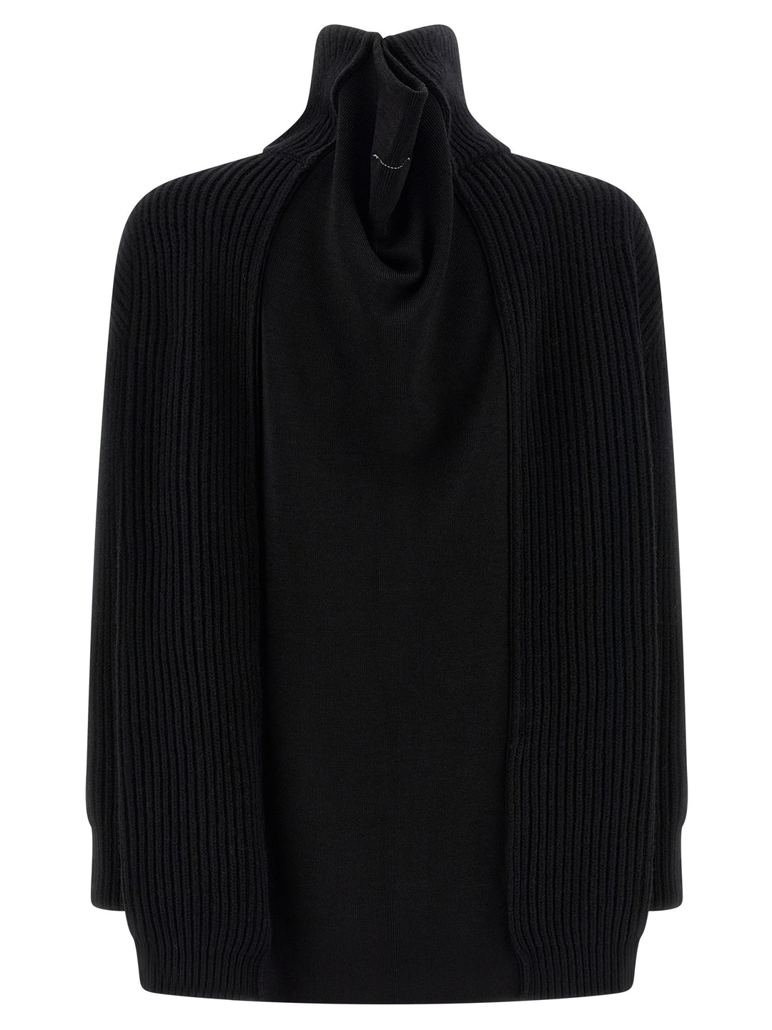 Mm6 Maison Margiela Cardigan Dress Abiti - Nero | 22344fda656e88e95d5dc2c43ab1a00c35030c5b