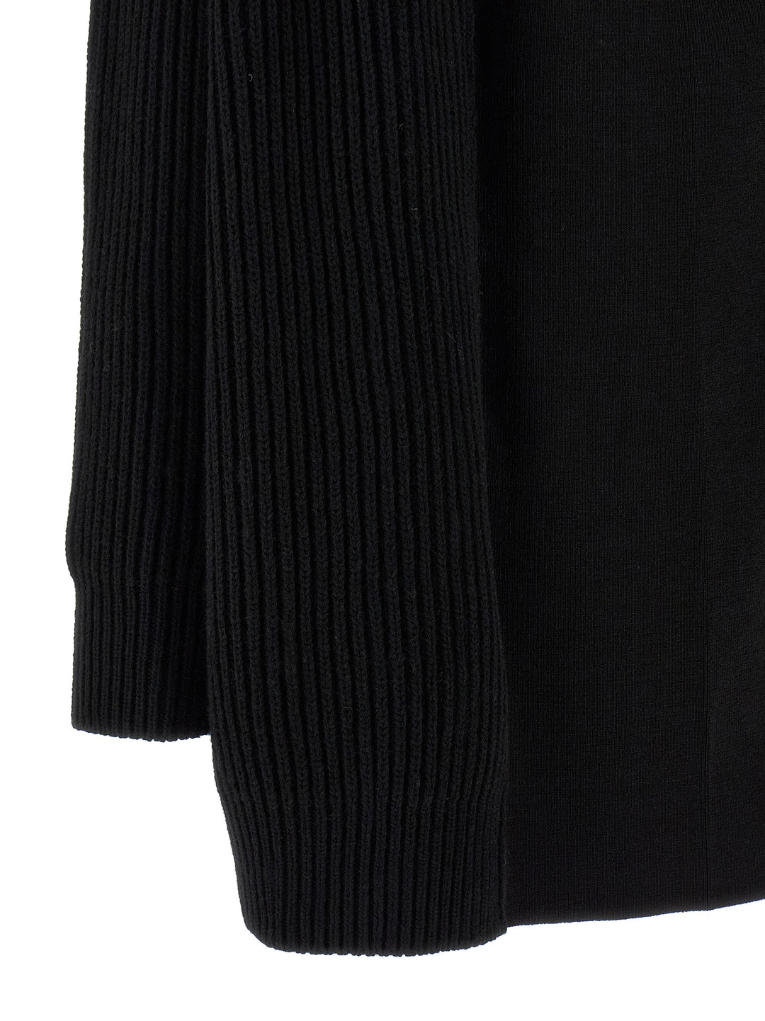 Mm6 Maison Margiela Cardigan Dress Abiti - Nero | ca14625c3777c8ac67d925eb2b737cc037035a4c
