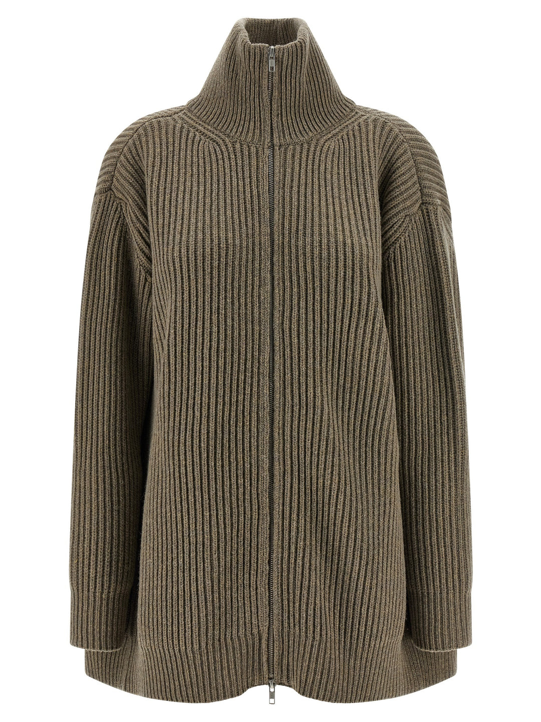 Mm6 Maison Margiela Panel Insert Cardigan Maglioni - Beige | 02e24031bcbf6a4b10635247492a7dcb6b6e7933