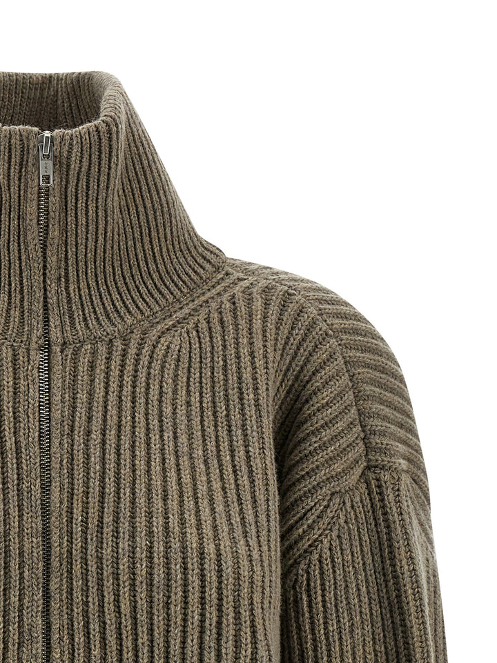 Mm6 Maison Margiela Panel Insert Cardigan Maglioni - Beige | c56e2c1cb68b43b1f77eb038a002bcf2acfcf48e