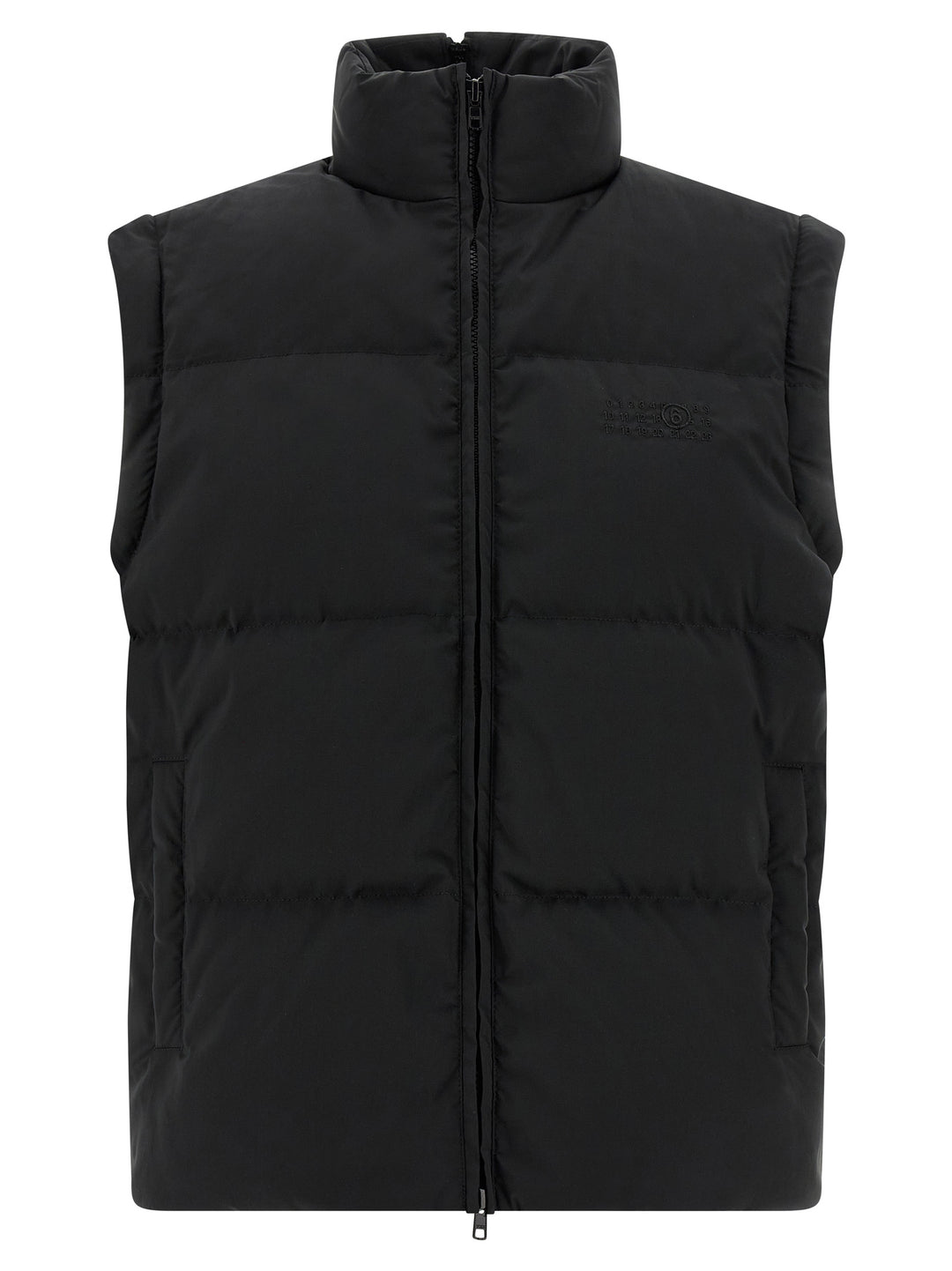 Mm6 Maison Margiela Numeric Signature Mm6 Puffer Jackets - Nero | f824cbd02d005793eadbd5868bd6f6f33ae53afc