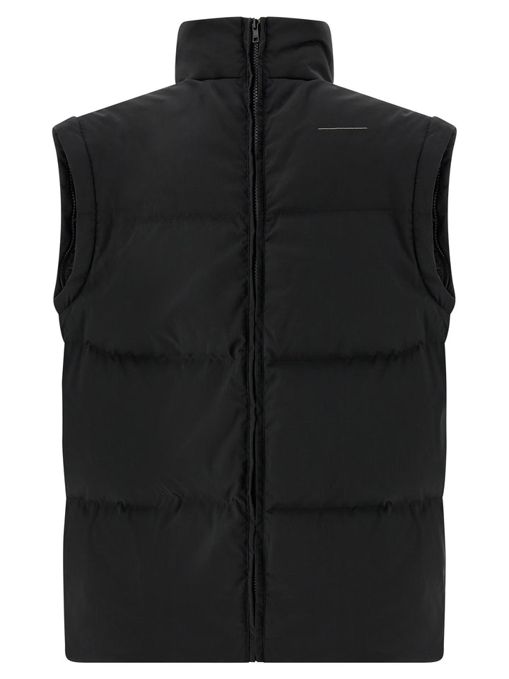 Mm6 Maison Margiela Numeric Signature Mm6 Puffer Jackets - Nero | 569fe406539a5f252cab39ee30754d143ad5c3c1