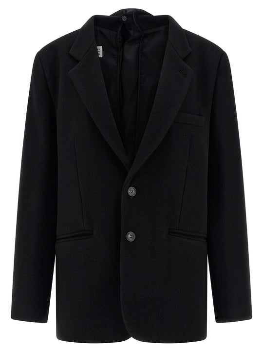 Back Panel Blazer Blazers Nero