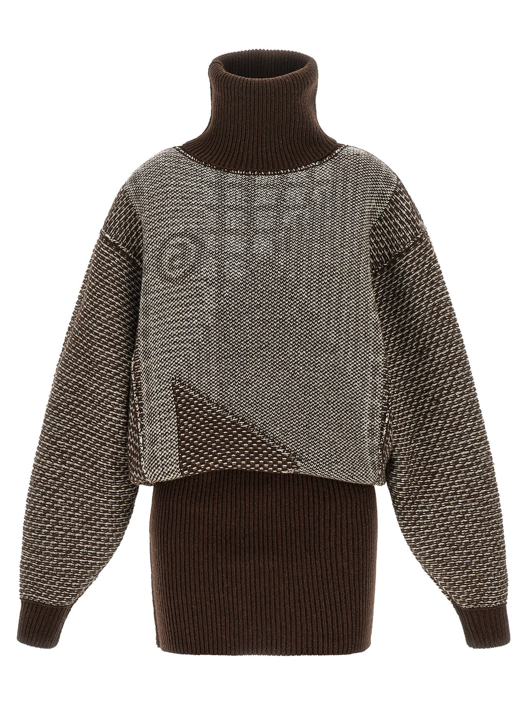 Mm6 Maison Margiela Numeric Signature Mm6 Abiti - Marrone | c3920e5422323ad1e1e55d3bed16f15e7c60c5bb