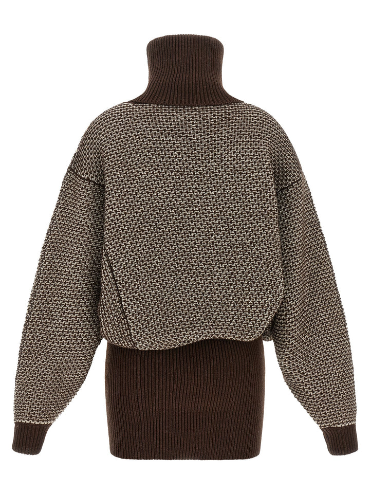 Mm6 Maison Margiela Numeric Signature Mm6 Abiti - Marrone | 196d0ea1a0c9ca50175fa1b6e13df21e2bc92dd3