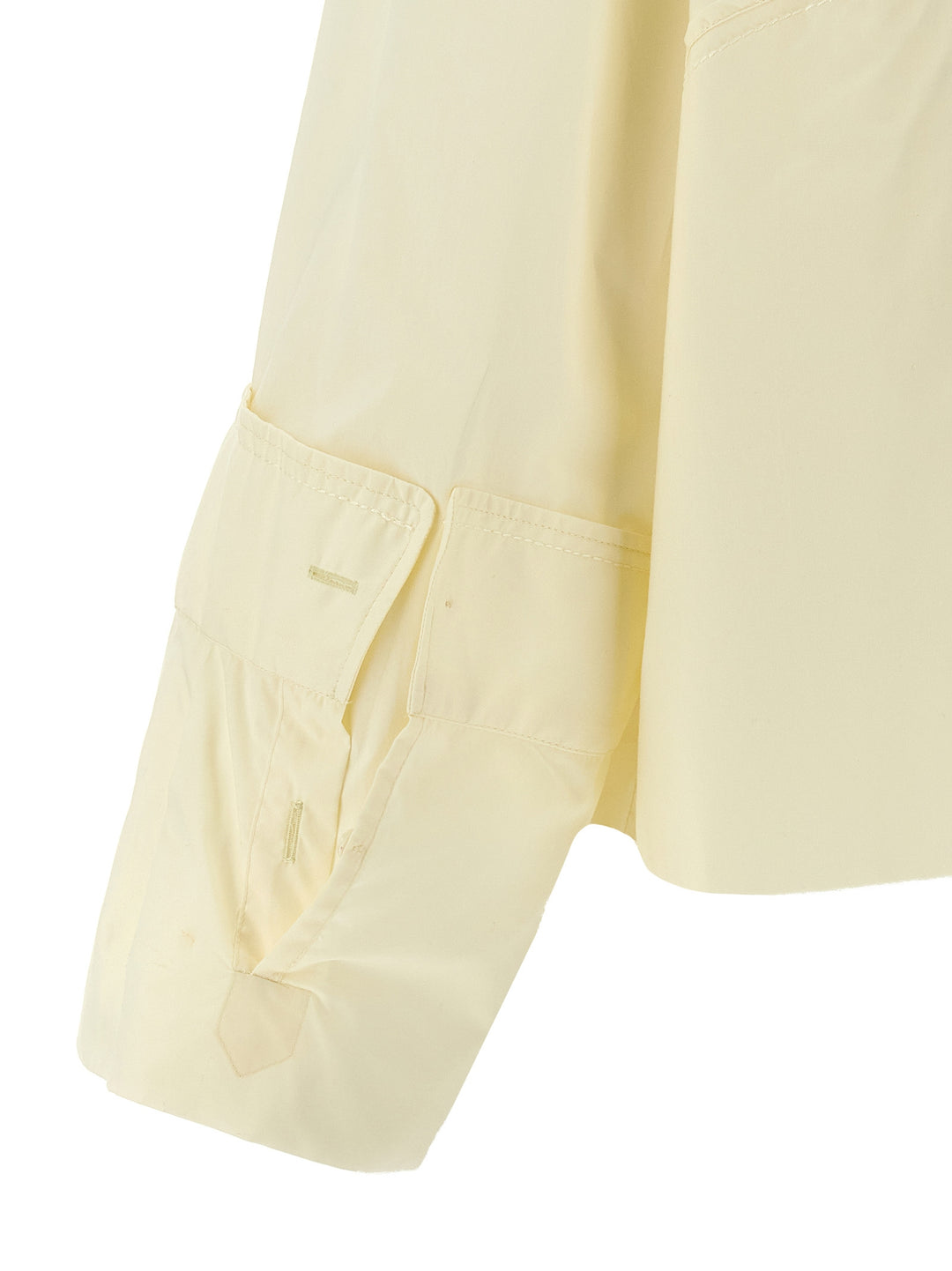 Mm6 Maison Margiela Logo Print Shirt Camicie - Bianco | 9662ee1ffd1b123493e19c348c97c2ab0325d6d2