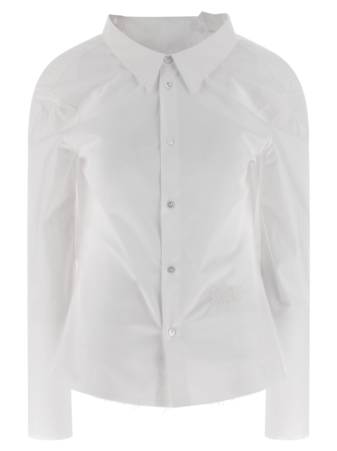Mm6 Maison Margiela Numeric Signature Mm6 Camicie - Bianco | 8a10ca395cf383e1cacdb3daa2d5b9e5fb01a3d3