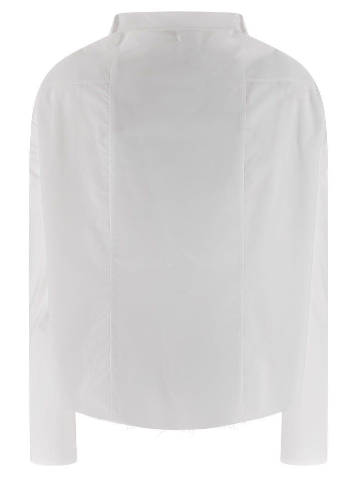 Mm6 Maison Margiela Numeric Signature Mm6 Camicie - Bianco | 7d47f98f1861acfa4d51d8e42ef67bc47112a038