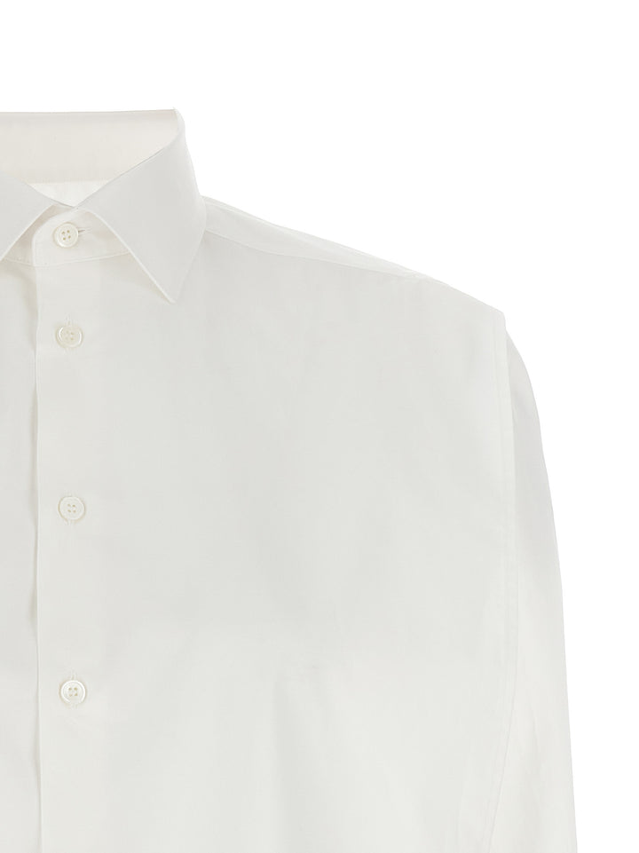 Mm6 Maison Margiela Embroidery Shirt Camicie - Bianco | db32f8d5dfb4ca9db6e0a68ec51a7f4e8f38ed94
