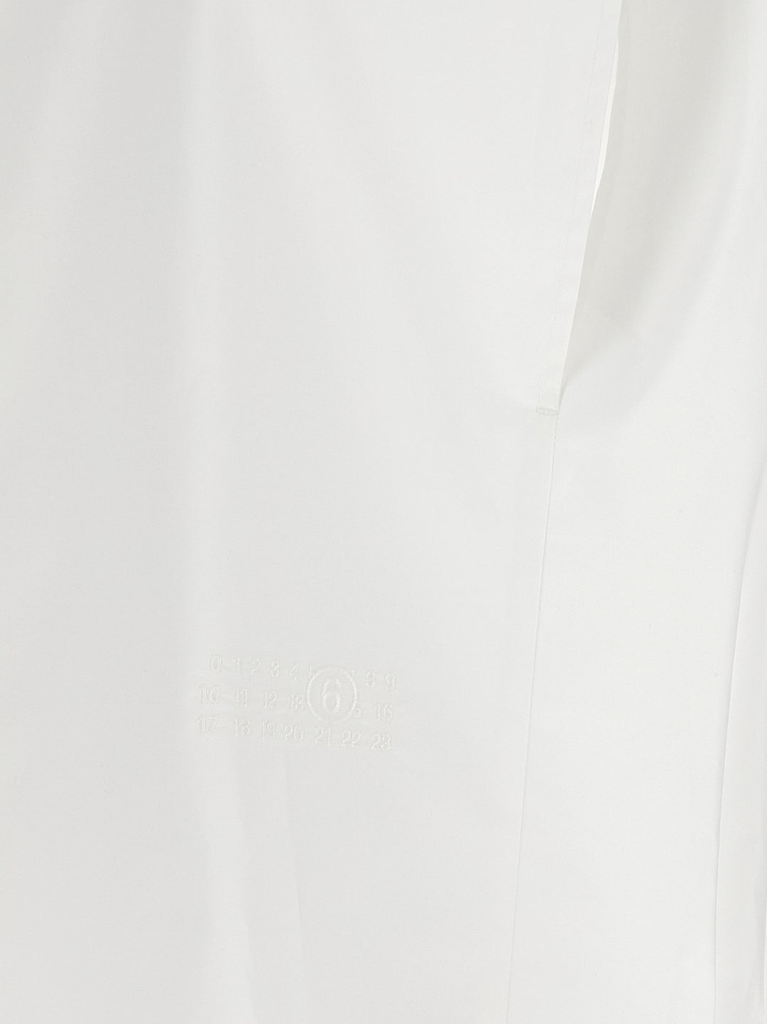 Mm6 Maison Margiela Embroidery Shirt Camicie - Bianco | 84002fb9e29cdcf7aca53c9cd30dba207e2a4704