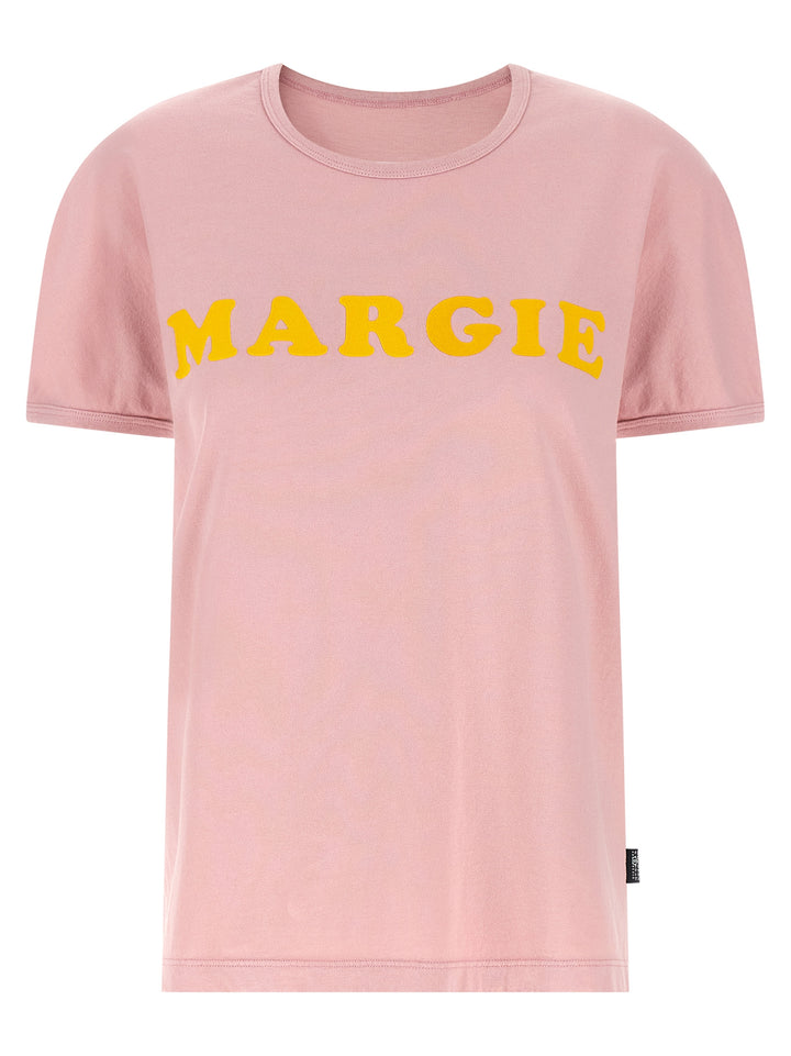 Mm6 Maison Margiela Arc Print T shirt - Rosa | 907703f182e6099ecaf29fdbfcee871751744f2f