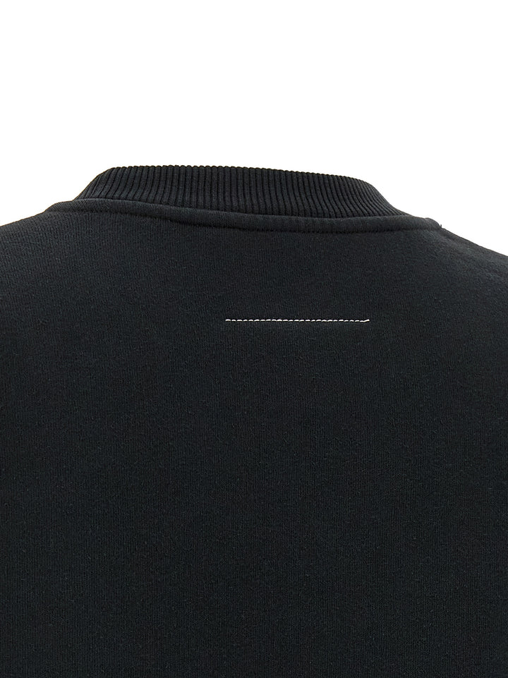 Mm6 Maison Margiela Numeric Signature Mm6 Felpe - Nero | 0395bf20f9eeb84a18ccbd0b69716b381f6d9c08